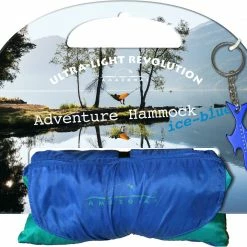 Aanbiedingen 💯 Amazonas Adventure Hangmat, Blauw/turquoise 🥰 -KAMPA-winkel amazonas adventure haengematte ice blue 9