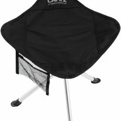 Groothandel 😍 CAMPZ Aluminium 4 Legs Folding Stool, Zwart/grijs 😍 -KAMPA-winkel campz 4 legs stool aluminium black gold 3