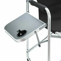 Begroting 🛒 CAMPZ Aluminium Director's Chair, Zwart/grijs 🌟 -KAMPA-winkel campz aluminium directors chair black grey 10