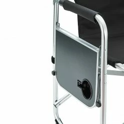 Begroting 🛒 CAMPZ Aluminium Director's Chair, Zwart/grijs 🌟 -KAMPA-winkel campz aluminium directors chair black grey 11