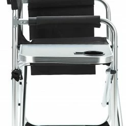 Begroting 🛒 CAMPZ Aluminium Director's Chair, Zwart/grijs 🌟 -KAMPA-winkel campz aluminium directors chair black grey 3
