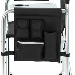 Begroting 🛒 CAMPZ Aluminium Director's Chair, Zwart/grijs 🌟 -KAMPA-winkel campz aluminium directors chair black grey 5