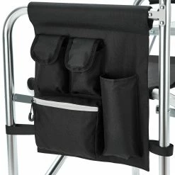 Begroting 🛒 CAMPZ Aluminium Director's Chair, Zwart/grijs 🌟 -KAMPA-winkel campz aluminium directors chair black grey 8