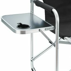 Begroting 🛒 CAMPZ Aluminium Director's Chair, Zwart/grijs 🌟 -KAMPA-winkel campz aluminium directors chair black grey 9