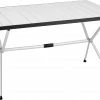 Goedkoop 🤩 CAMPZ Aluminium Roll-Out Table 120x80x70cm, Grijs 😍 -KAMPA-winkel campz aluminium folding table 120x80x70cm grey black 1