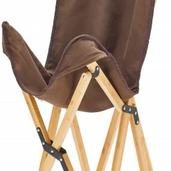 Begroting 🤩 CAMPZ Bamboo Folding Chair, Bruin 😍 -KAMPA-winkel campz bamboo folding chair brown brown 12
