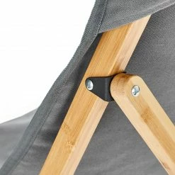 Flash-uitverkoop 😀 CAMPZ Bamboo Folding Chair Set With Cover, Grijs/bruin 😀 -KAMPA-winkel campz bamboo folding chair set with cover grey brown 14