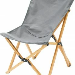 Flash-uitverkoop 😀 CAMPZ Bamboo Folding Chair Set With Cover, Grijs/bruin 😀 -KAMPA-winkel campz bamboo folding chair set with cover grey brown 5