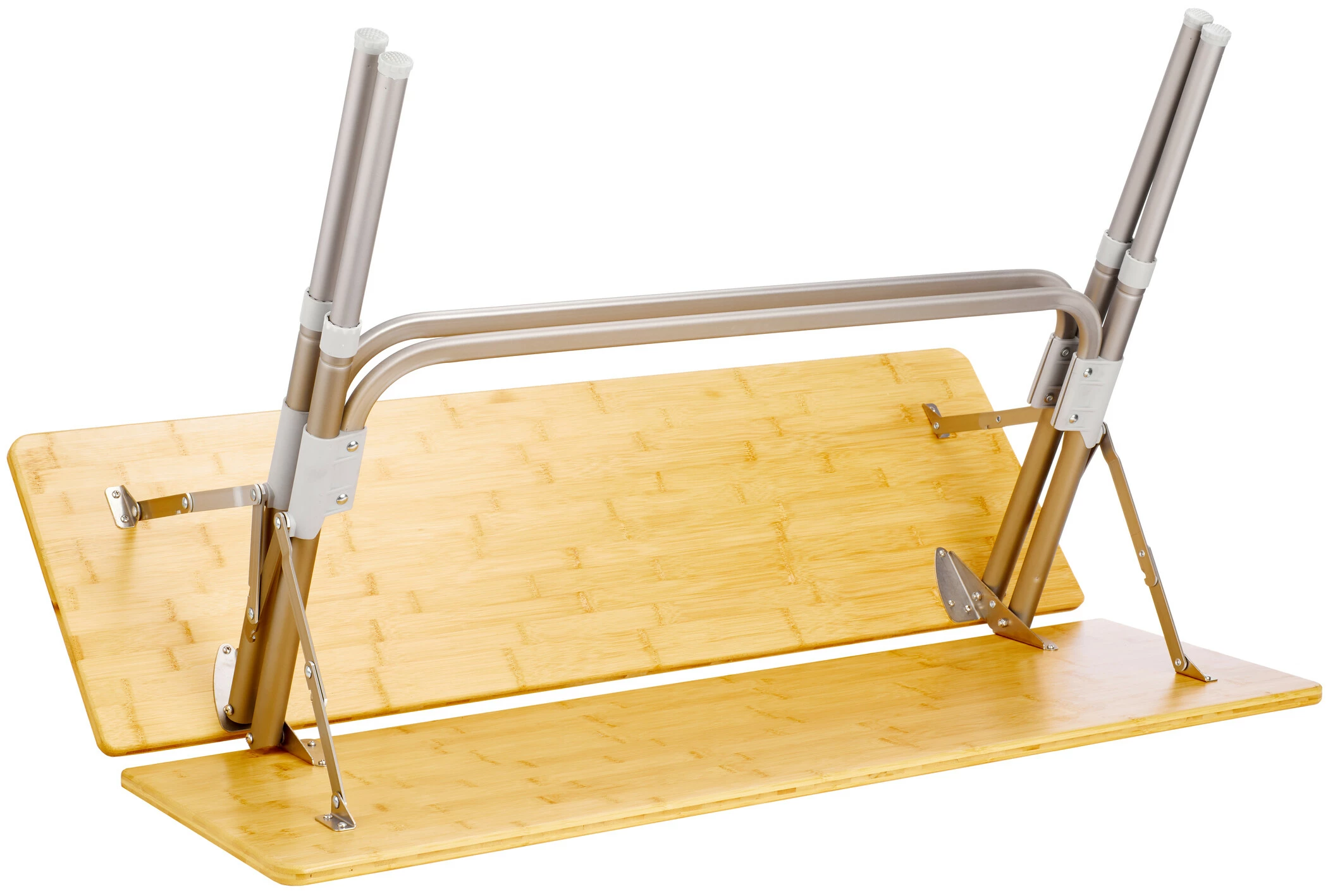 Flash-uitverkoop ๐งจ CAMPZ Bamboo Table 100x60x58cm, Bruin/grijs ๐ 7 Flash-uitverkoop ๐งจ CAMPZ Bamboo Table 100x60x58cm, Bruin/grijs ๐ - Afbeelding 5