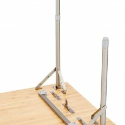 Beste deal 🌟 CAMPZ Bamboo Table 100x65x65cm With Storage Mesh, Bruin 🛒 -KAMPA-winkel campz bamboo table 100x65x65cm with storage mesh brown 6