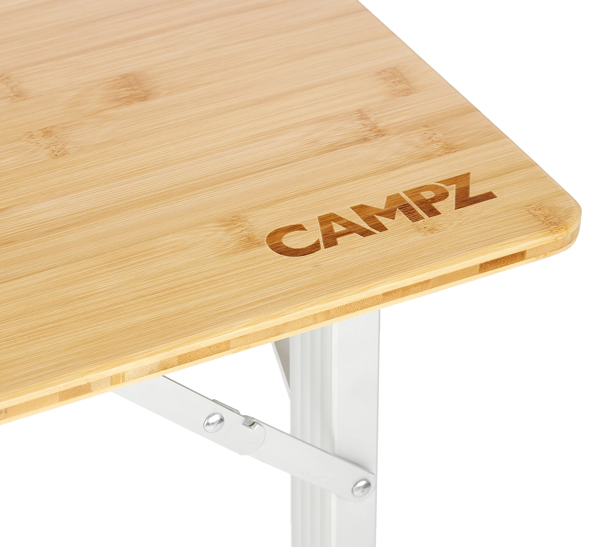 Uitgang ๐ CAMPZ Bamboo Table 100x72x70cm Extra Strong, Bruin/grijs โญ 4 Uitgang ๐ CAMPZ Bamboo Table 100x72x70cm Extra Strong, Bruin/grijs โญ - Afbeelding 2