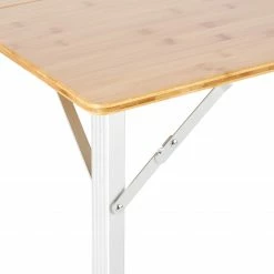Uitgang ๐ CAMPZ Bamboo Table 100x72x70cm Extra Strong, Bruin/grijs โญ 17 Uitgang ๐ CAMPZ Bamboo Table 100x72x70cm Extra Strong, Bruin/grijs โญ -KAMPA-winkel campz bamboo table 100x72x70cm extra strong brown grey 3