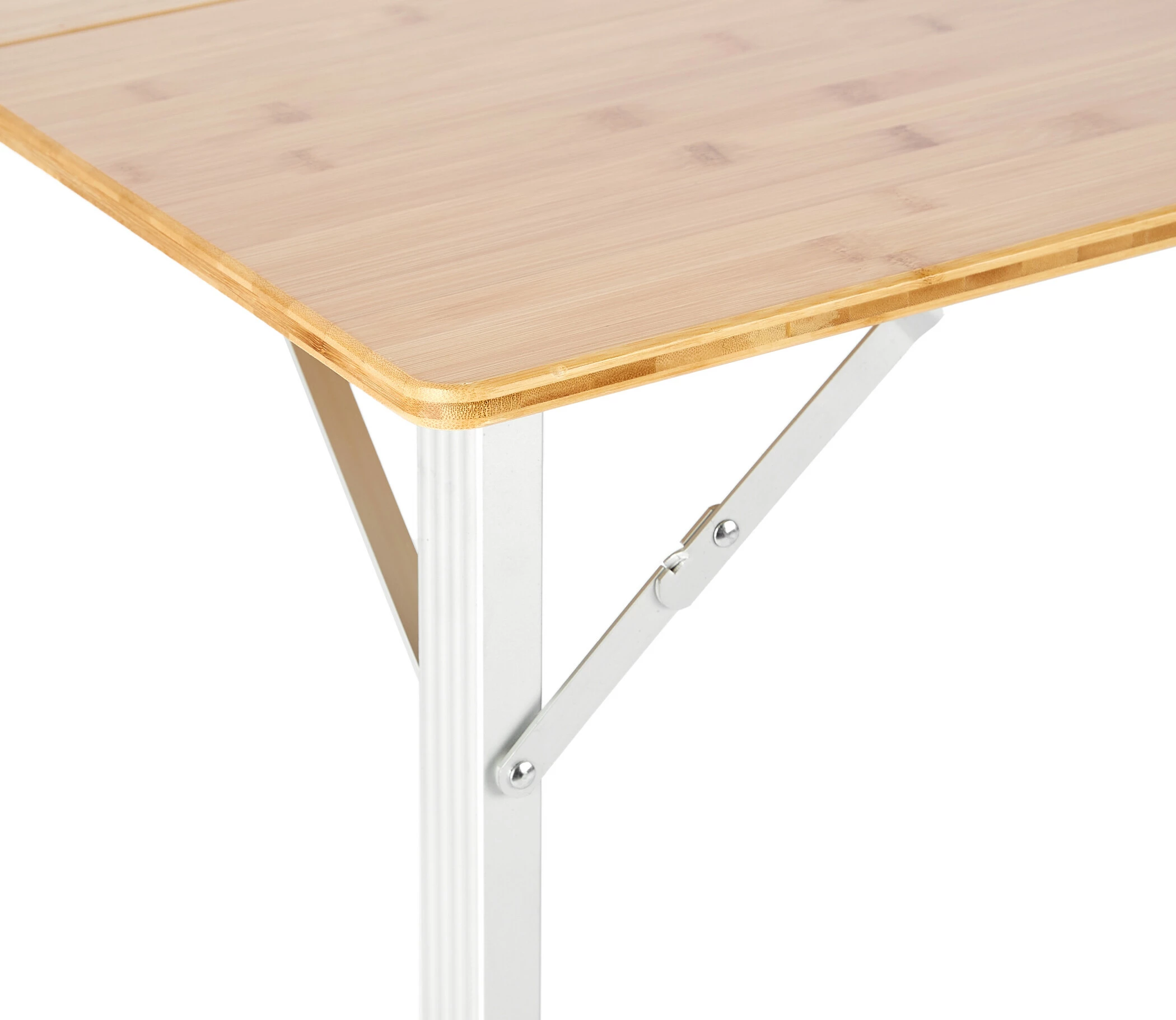 Uitgang ๐ CAMPZ Bamboo Table 100x72x70cm Extra Strong, Bruin/grijs โญ 5 Uitgang ๐ CAMPZ Bamboo Table 100x72x70cm Extra Strong, Bruin/grijs โญ - Afbeelding 3