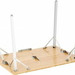 Uitgang ๐ CAMPZ Bamboo Table 100x72x70cm Extra Strong, Bruin/grijs โญ 20 Uitgang ๐ CAMPZ Bamboo Table 100x72x70cm Extra Strong, Bruin/grijs โญ -KAMPA-winkel campz bamboo table 100x72x70cm extra strong brown grey 6