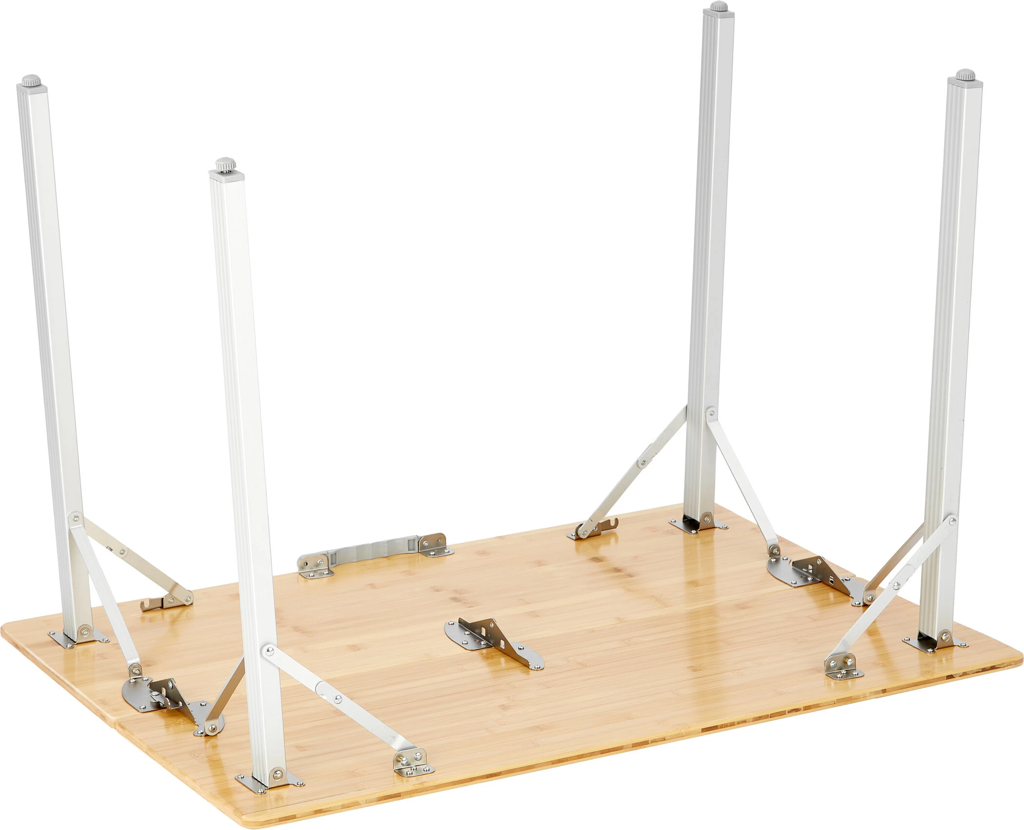 Uitgang ๐ CAMPZ Bamboo Table 100x72x70cm Extra Strong, Bruin/grijs โญ 8 Uitgang ๐ CAMPZ Bamboo Table 100x72x70cm Extra Strong, Bruin/grijs โญ - Afbeelding 6