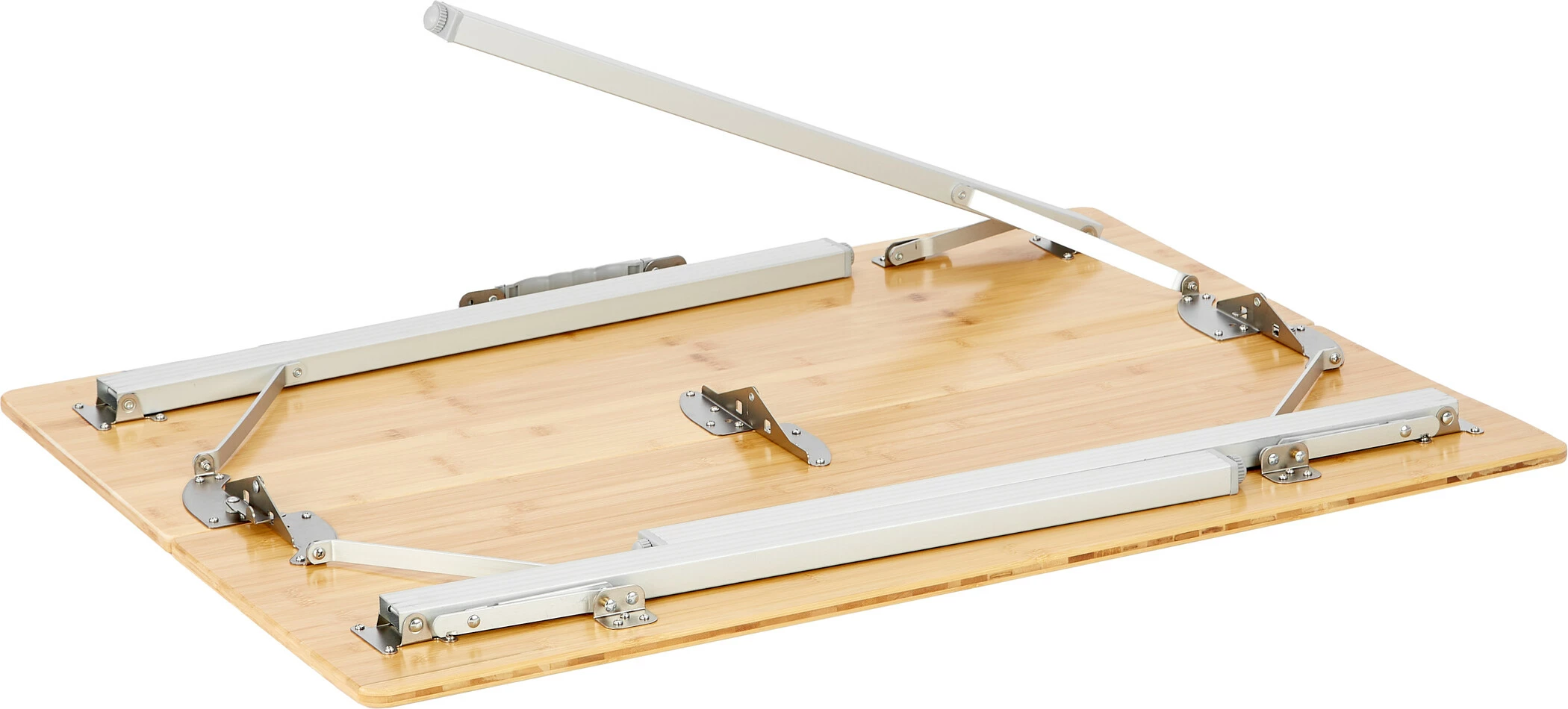 Uitgang ๐ CAMPZ Bamboo Table 100x72x70cm Extra Strong, Bruin/grijs โญ 9 Uitgang ๐ CAMPZ Bamboo Table 100x72x70cm Extra Strong, Bruin/grijs โญ - Afbeelding 7