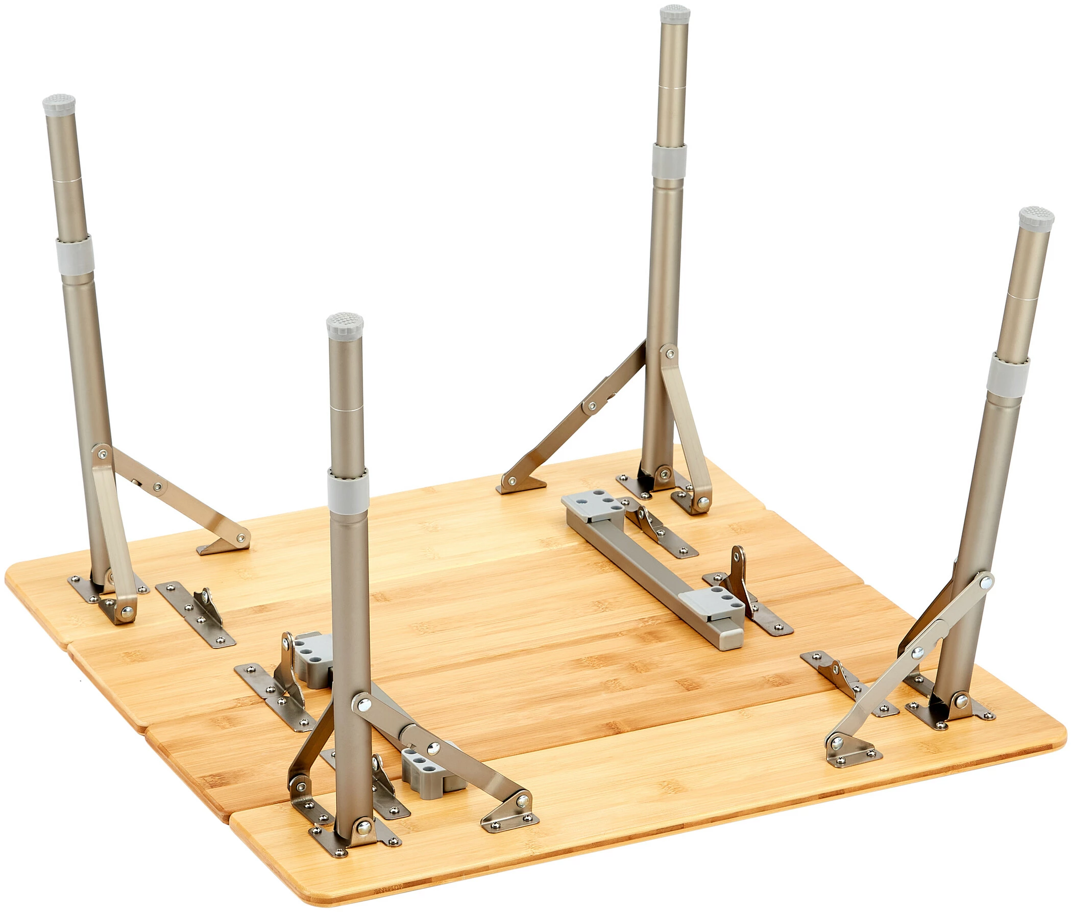 Coupon ⭐ CAMPZ Bamboo Table 60x60x40cm, Bruin 😍 6 Coupon ⭐ CAMPZ Bamboo Table 60x60x40cm, Bruin 😍 - Afbeelding 4