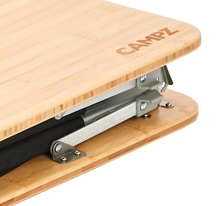 Goedkoopste ✨ CAMPZ Bamboo Table 120x50x80cm With Storage Shelf, Bruin/zwart 😉 12 Goedkoopste ✨ CAMPZ Bamboo Table 120x50x80cm With Storage Shelf, Bruin/zwart 😉 - Afbeelding 10