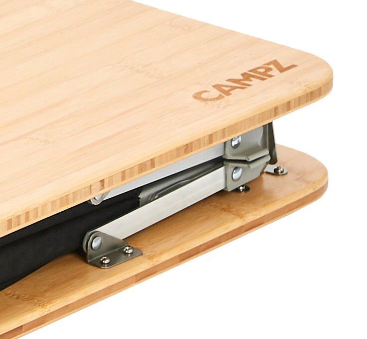 Goedkoopste ✨ CAMPZ Bamboo Table 120x50x80cm With Storage Shelf, Bruin/zwart 😉 13 Goedkoopste ✨ CAMPZ Bamboo Table 120x50x80cm With Storage Shelf, Bruin/zwart 😉 - Afbeelding 11