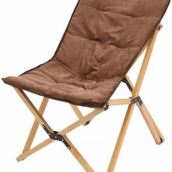 Goedkoopste ๐คฉ CAMPZ Beech Wood Folding Chair Set With Cover, Bruin โค๏ธ