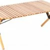 Promo ✔️ CAMPZ Beech Wood Roll-Out Table 100x60x45cm, Bruin 🥰 -KAMPA-winkel campz beech wood folding table 100x60x45cm brown 1