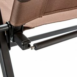 Uitgang 🤩 CAMPZ Comfort Aluminium Vouwstoel L, Bruin/zwart ✔️ -KAMPA-winkel campz comfort aluminium faltstuhl l braun 16
