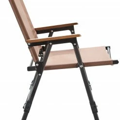 Uitgang 🤩 CAMPZ Comfort Aluminium Vouwstoel L, Bruin/zwart ✔️ -KAMPA-winkel campz comfort aluminium faltstuhl l braun 3
