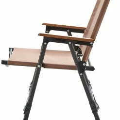 Uitgang 🤩 CAMPZ Comfort Aluminium Vouwstoel L, Bruin/zwart ✔️ -KAMPA-winkel campz comfort aluminium faltstuhl l braun 5