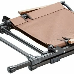 Uitgang 🤩 CAMPZ Comfort Aluminium Vouwstoel L, Bruin/zwart ✔️ -KAMPA-winkel campz comfort aluminium faltstuhl l braun 9