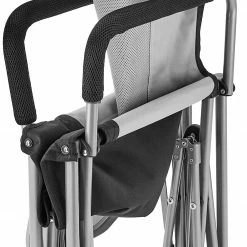 Hete verkoop ⭐ CAMPZ Compact Director's Chair, Zwart/grijs 💯 -KAMPA-winkel campz compact directors chair black grey 13
