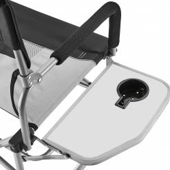 Hete verkoop ⭐ CAMPZ Compact Director's Chair, Zwart/grijs 💯 -KAMPA-winkel campz compact directors chair black grey 6
