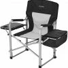 Beste Verkoop 🤩 CAMPZ Director's Chair, Zwart/grijs 💯 -KAMPA-winkel campz directors chair black grey 1