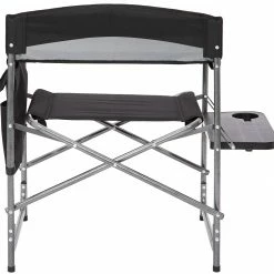 Flash-uitverkoop 😉 CAMPZ Vouwstoel Met Bijzettafel, Zwart/grijs 🌟 -KAMPA-winkel campz faltstuhl mit seitentisch schwarz grau 4