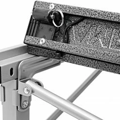 Uitgang ⌛ CAMPZ Aluminium Roll-Out Table 107x70x70cm, Grijs 🛒 -KAMPA-winkel campz falttisch aluminum 107x70x70cm schwarz grau 3