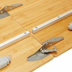 Korting 🥰 CAMPZ Bamboe Vouwtafel 150x70x70cm, Bruin 🥰 -KAMPA-winkel campz falttisch bambus 150x70x70cm braun 7