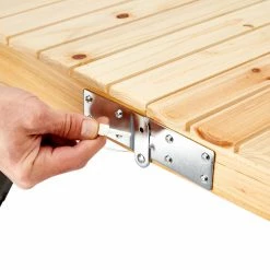 Korting 🧨 CAMPZ Fir Wood Picnic Table, Bruin/grijs 🎉 -KAMPA-winkel campz fir wood picnic table brown 12