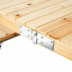 Korting 🧨 CAMPZ Fir Wood Picnic Table, Bruin/grijs 🎉 -KAMPA-winkel campz fir wood picnic table brown 13