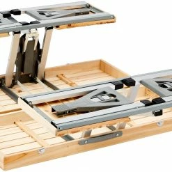 Korting 🧨 CAMPZ Fir Wood Picnic Table, Bruin/grijs 🎉 -KAMPA-winkel campz fir wood picnic table brown 17