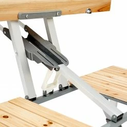 Korting 🧨 CAMPZ Fir Wood Picnic Table, Bruin/grijs 🎉 -KAMPA-winkel campz fir wood picnic table brown 9