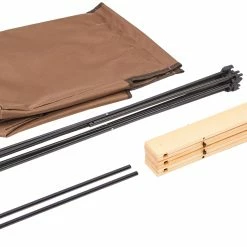 Gloednieuw 🎁 CAMPZ Vouwkastje, Bruin 🎁 -KAMPA-winkel campz folding cabinet brown 8
