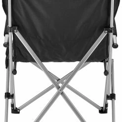 Hete verkoop 🔔 CAMPZ Folding Chair With Steel Armrests, Zwart/grijs 😍 -KAMPA-winkel campz folding chair with steel armrests black grey 4