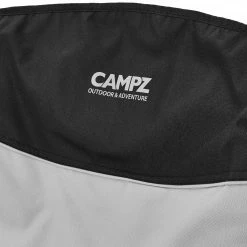 Hete verkoop 🔔 CAMPZ Folding Chair With Steel Armrests, Zwart/grijs 😍 -KAMPA-winkel campz folding chair with steel armrests black grey 5