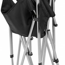 Hete verkoop 🔔 CAMPZ Folding Chair With Steel Armrests, Zwart/grijs 😍 -KAMPA-winkel campz folding chair with steel armrests black grey 9