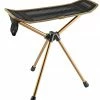 Begroting 🥰 CAMPZ Aluminium Folding Stool Square, Zwart/goud 🔥 -KAMPA-winkel campz folding stool aluminium black gold 1