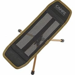 Begroting 🥰 CAMPZ Aluminium Folding Stool Square, Zwart/goud 🔥 -KAMPA-winkel campz folding stool aluminium black gold 3