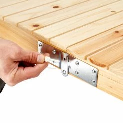 Flash-uitverkoop 🎉 CAMPZ Iwaki Picnic Table Set Fir Wood, Bruin/grijs ⌛ -KAMPA-winkel campz iwaki fir wood picnic furniture set brown silver 12