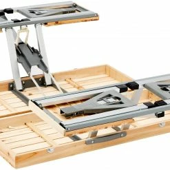 Flash-uitverkoop 🎉 CAMPZ Iwaki Picnic Table Set Fir Wood, Bruin/grijs ⌛ -KAMPA-winkel campz iwaki fir wood picnic furniture set brown silver 16