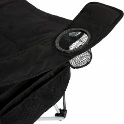 Begroting 🛒 CAMPZ Lounger Vouwstoel Met Afneembare Voetsteun, Zwart 👏 -KAMPA-winkel campz lounger folding chair with detachable footrest black 12