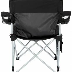 Begroting 🛒 CAMPZ Lounger Vouwstoel Met Afneembare Voetsteun, Zwart 👏 -KAMPA-winkel campz lounger folding chair with detachable footrest black 4 1