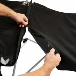 Begroting 🛒 CAMPZ Lounger Vouwstoel Met Afneembare Voetsteun, Zwart 👏 -KAMPA-winkel campz lounger folding chair with detachable footrest black 7 1